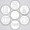 A4 Tischaufsteller Hochformat Aus Plexiglas – Transparenter Produktbild-Vorschau 2