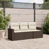vidaXL Set di divani da giardino a 3 pezzi con cuscini in Anteprima dell’immagine prodotto 2