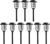 A set of solar-powered garden lights arranged in two rows against a white background. Produktbild-Vorschau