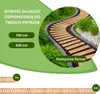 be4nature drewniana ścieżka ogrodowa 30x600 cm Naturalny – Podgląd zdjęcia produktu 3