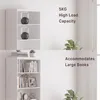 BEALIFE - Scaffale a colonna 60x34x180 cm con 2 cassetti | Anteprima dell’immagine prodotto 3