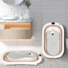 Faltbare Baby Badewanne,Babybadewanne mit Thermometer und Produktbild-Vorschau 3