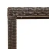 Maison Exclusive - Gartentisch mit Glasplatte Braun Produktbild-Vorschau 8