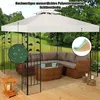 GOPLUS 3x3m Ersatzdach für Pavillon mit Kaminabzug, Produktbild-Vorschau 3