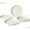 Teller set 4stück Ø21,3 cm Keramik Speiseteller Pastateller Produktbild-Vorschau 1