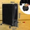 Izrielar olejový radiátor 2500W 11 žeber s LCD displejem Náhled obrázku produktu 2