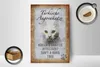 Holzschild Spruch 12x18cm türkische Angorakatze Schild Produktbild-Vorschau 3
