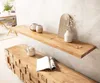 DELIFE Wandregal Edge 145 cm Akazie Natur gerade Kante Produktbild-Vorschau 2