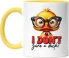 I Don’t Give A Duck Tasse Gelb Lustige Ente Sarkastisch Produktbild-Vorschau 1