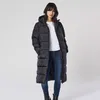 SOLO Cappotto lungo trapuntato con cappuccio e zip frontale Anteprima dell’immagine prodotto 13