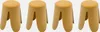 sweeek - 4er Set stapelbare Hocker, strukturierter Produktbild-Vorschau 3