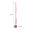Relaxdays Medaille Kinder 3er Set, Ø 5 cm, 1.2.3. Platz, Produktbild-Vorschau 4