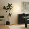 HOMCOM Vloerlamp voor de woonkamer, staande lamp met Productafbeelding-voorbeeld 2