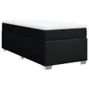 Boxspringbett mit Matratze Schwarz 90x190 cm Stoff Produktbild-Vorschau 1