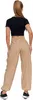 Damen Highwaist Bootcut Hose Locker Fallschirm Bequem Produktbild-Vorschau 8
