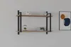 Skye Decor, Abat - Walnut, Wandregal, Nussbaum, 100 % Produktbild-Vorschau 2