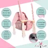 Love Gifts® Babyschaukel aus Holz hochwertig und geeignet Produktbild-Vorschau 4