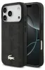 Hülle iPhone 17 Pro Lacoste Kunstleder schwarz Logo Produktbild-Vorschau 1