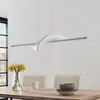 Lucande LED-Pendellampe Edano, 122 cm, weiß, Textil, Produktbild-Vorschau 3