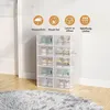 Schuhschränke, 10 Stapelbare Schuhboxen, Transparent Produktbild-Vorschau 6