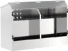 vidaXL Krmítko pro králíky, stříbrné, 64,5 x 25,5 x 45,5 Náhled obrázku produktu 1