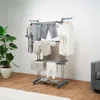 Zusammenklappbarer vertikaler Wäschetrockner mit Rädern Produktbild-Vorschau 1