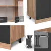 Vicco Küchenzeile R-Line, 300 cm mit Hochschrank, ohne Produktbild-Vorschau 5
