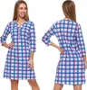 Damen nachthemd pyjama, 3/4 mouwen, elegant model MORAJ - Productafbeelding-voorbeeld 7