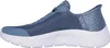 A side view of a blue Skechers GO WALK FLEX women's slip-on shoe against a white background. Produktbild-Vorschau