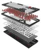 A4TECH Mechanische Tastatur Bloody WS98 Grau Funk (BLMS Red Produktbild-Vorschau 8