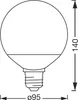 Osram Smart+ Globelampe dimmbar G95 E27/14W(100W) weiß 1521 Produktbild-Vorschau 3