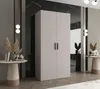 Prostorná šatní skříň HELMA 1 100 cm - kašmír / černé Náhled obrázku produktu 1
