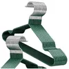 Lot de 10 cintres en métal pour armoire, crochet vert, noir Voir les images du produit 3