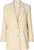 Selected Rita Relaxed Blazer Beige 44 Frau Beige 44 Produktbild-Vorschau 2