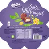 The image shows the packaging of Milka pralines, featuring product imagery and nutritional information. Produktbild-Vorschau