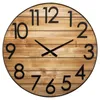 Wanduhr aus Holz ABBY, Tannenholz, Ø 70 cm Produktbild-Vorschau 1
