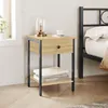 Beistelltisch mit Schublade TAYLOR ARTISAN 40x40 cm Produktbild-Vorschau 2