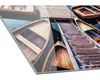 50x50 cm quadratisches Glasbild Row Boats I im Produktbild-Vorschau 2