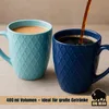 BigDean 6 Stück Kaffeetassen 400ml matt Kaffeebecher Produktbild-Vorschau 4