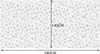 A diagram showing the dimensions of a tablecloth with snowflake patterns. Podgląd zdjęcia produktu