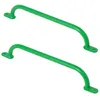 Two green climbing handles are shown against a white background. Produktbild-Vorschau