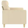 The Living Store 2-Sitzer-Sofa Creme 140 cm Stoff Produktbild-Vorschau 5