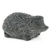 Statue Igel Grau - 2 Stück - Stein - 20 x 10x 10 cm Produktbild-Vorschau 2