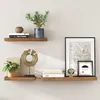 VASAGLE Schweberegal, Wandboard, 60 x 20 x 3,8 cm braun Produktbild-Vorschau 3