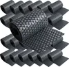 ECI © Poly-Rattan Sichtschutzstreifen für Doppelstabzaun 19 Produktbild-Vorschau 1