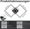 XINZI 60W LED stropní světlo Moderní geometrické stropní Náhled obrázku produktu 2