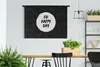 MuchoWow® Wandteppich Wandbehang Zitate - Text - Oh happy Produktbild-Vorschau 3