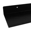 A close-up view of a black wall shelf against a white background. Podgląd zdjęcia produktu