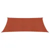 Voile d'ombrage 160 g/m² rouge terracotta 3x4 m HDPE Voir les images du produit 3