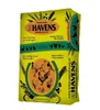 A bag of bird feed with illustrations of poultry and text in multiple languages. Produktbild-Vorschau
